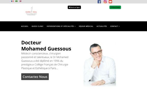 لقطة شاشة لموقع Clinique de chirurgie esthétique et bien être au Maroc
بتاريخ 02/06/2021
بواسطة دليل مواقع روكيني