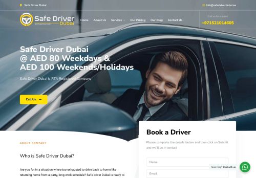لقطة شاشة لموقع Safe Driver Dubai
بتاريخ 24/09/2021
بواسطة دليل مواقع روكيني