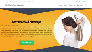 لقطة شاشة لموقع Best Handheld Massager
بتاريخ 21/09/2019
بواسطة دليل مواقع روكيني