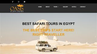 لقطة شاشة لموقع Oasis Egypt Safari
بتاريخ 21/09/2019
بواسطة دليل مواقع روكيني
