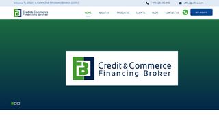 لقطة شاشة لموقع Credit & Commerce Financing Broker
بتاريخ 12/03/2020
بواسطة دليل مواقع روكيني