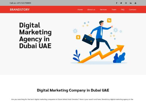 لقطة شاشة لموقع Brandstory Digital Marketing Agency in Dubai
بتاريخ 08/08/2020
بواسطة دليل مواقع روكيني
