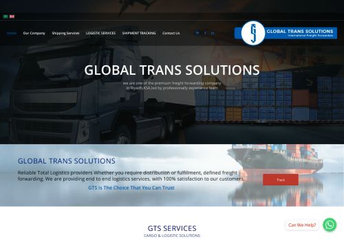 لقطة شاشة لموقع GLOBAL TRANS SOLUTIONS
بتاريخ 26/11/2020
بواسطة دليل مواقع روكيني
