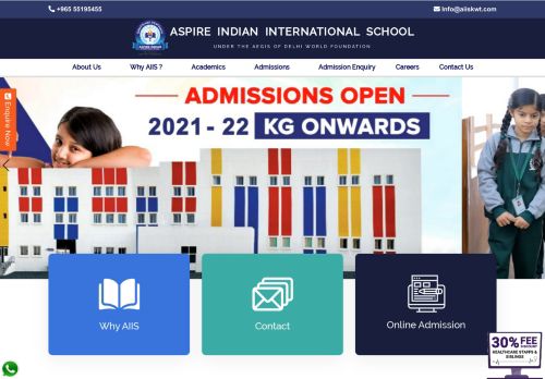 لقطة شاشة لموقع Top most Indian School in Kuwait -Aspire International school
بتاريخ 29/11/2020
بواسطة دليل مواقع روكيني